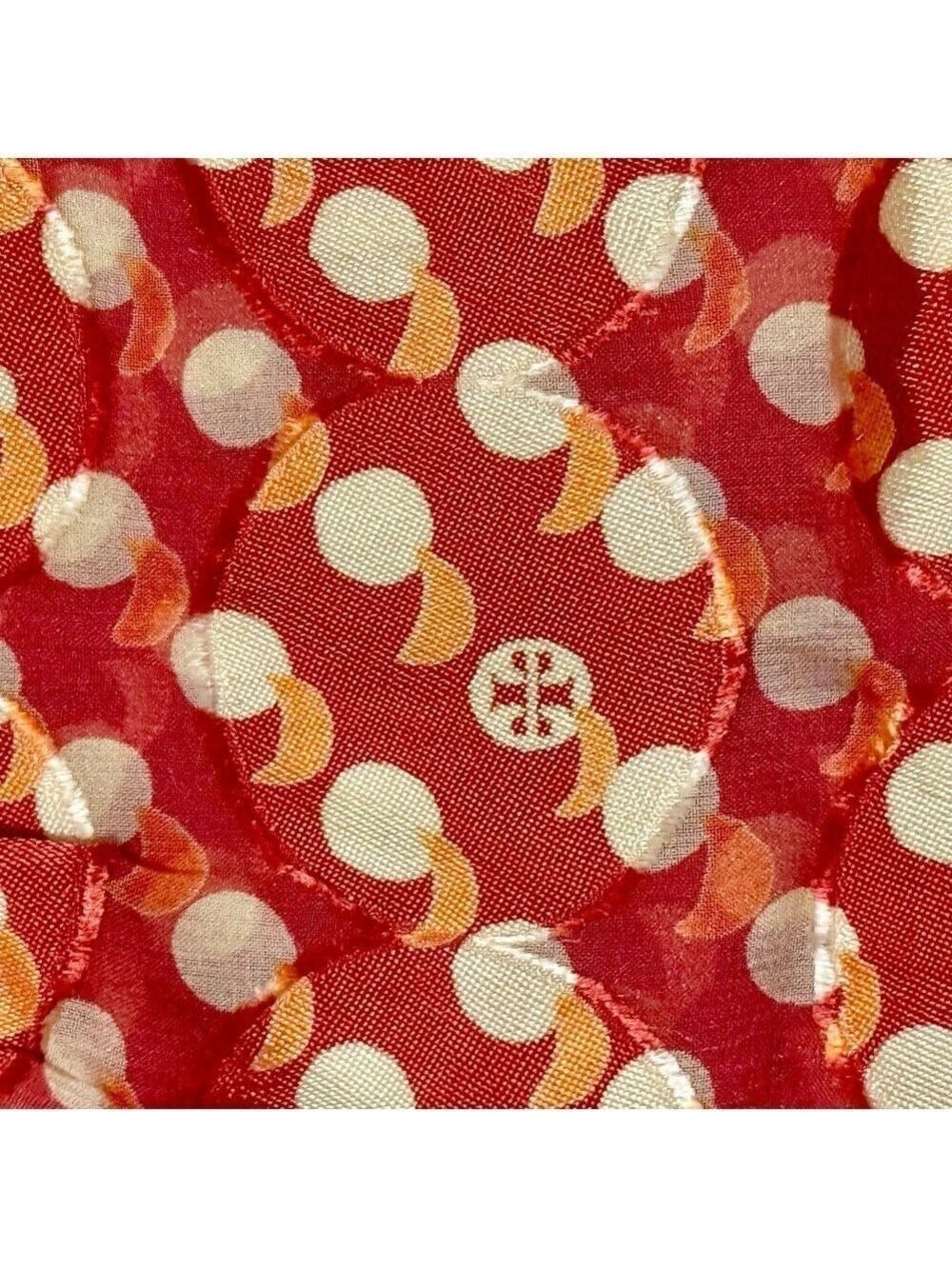 TORY BURCH silk blend logo blouse. Size 6